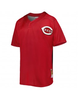 Ken Griffey Jr. Cincinnati Reds Mitchell & Ness Cooperstown Collection Mesh Batting Practice Jersey - Red