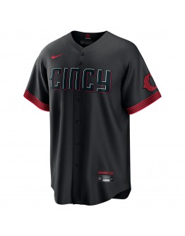 Ken Griffey Jr. Cincinnati Reds Nike 2023 City Connect Replica Player Jersey - Black