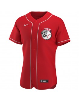 Cincinnati Reds Nike Alternate Authentic Team Logo Jersey - Scarlet