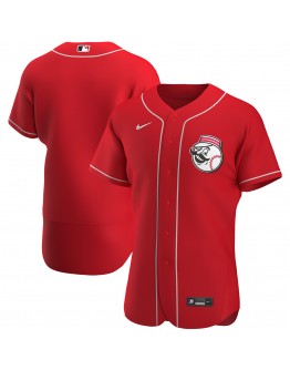 Cincinnati Reds Nike Alternate Authentic Team Logo Jersey - Scarlet