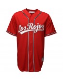 Cincinnati Reds Majestic Alternate Los Rojos Cool Base Jersey - Scarlet