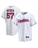 Shane Bieber Cleveland Guardians Nike Replica Player Jersey - White