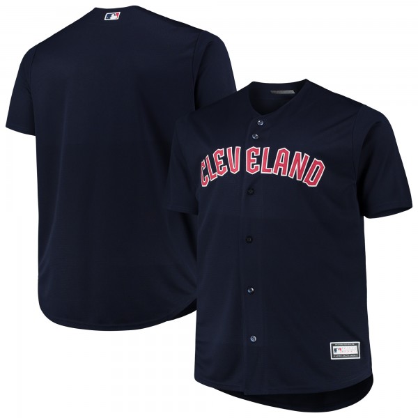 Cleveland Guardians Big & Tall Alternate Replica Team Jersey - Navy