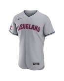 Cleveland Guardians Nike Road Authentic Team Jersey - Gray