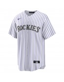 Colorado Rockies Nike Home Blank Replica Jersey - White