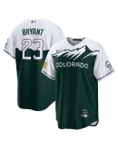 Kris Bryant Colorado Rockies Nike 2022 City Connect Replica Player Jersey - Green