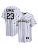 Kris Bryant Colorado Rockies Nike Replica Player Jersey - White/Purple