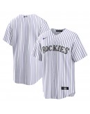 Colorado Rockies Nike Home Blank Replica Jersey - White