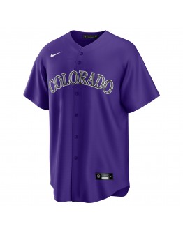 Charlie Blackmon Colorado Rockies Nike Alternate Replica Player Name Jersey - Purple