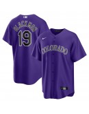 Charlie Blackmon Colorado Rockies Nike Alternate Replica Player Name Jersey - Purple