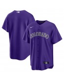 Colorado Rockies Nike Alternate Replica Team Jersey - Purple