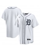 Detroit Tigers Nike Home Blank Replica Jersey - White