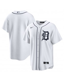 Detroit Tigers Nike Home Blank Replica Jersey - White