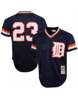 Kirk Gibson Detroit Tigers Mitchell & Ness 1984 Authentic Cooperstown Collection Mesh Batting Practice Jersey - Navy