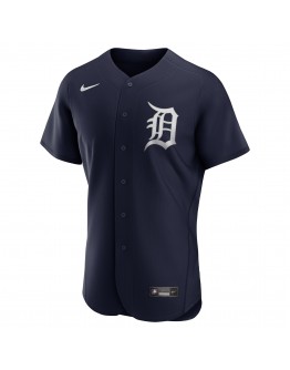 Detroit Tigers Nike Alternate Logo Authentic Team Jersey - Navy