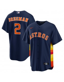 Alex Bregman Houston Astros Nike Alternate Replica Player Name Jersey - Navy