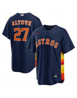 Jose Altuve Houston Astros Nike Alternate Replica Player Name Jersey - Navy