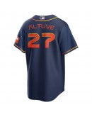 Jose Altuve Houston Astros Nike 2022 City Connect Replica Player Jersey - Navy