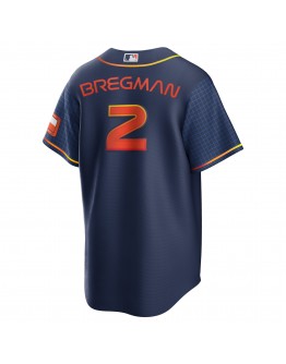 Alex Bregman Houston Astros Nike 2022 City Connect Replica Player Jersey - Navy