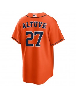 Jose Altuve Houston Astros Nike Alternate Replica Player Name Jersey - Orange