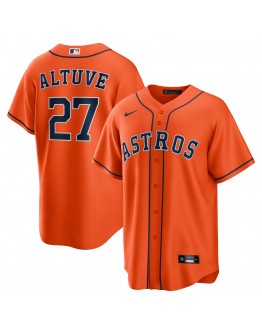 Jose Altuve Houston Astros Nike Alternate Replica Player Name Jersey - Orange