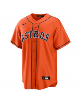 Alex Bregman Houston Astros Nike Alternate Replica Player Name Jersey - Orange