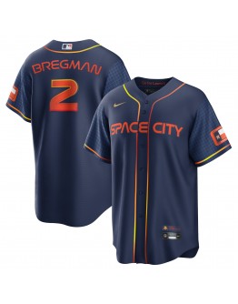 Alex Bregman Houston Astros Nike 2022 City Connect Replica Player Jersey - Navy