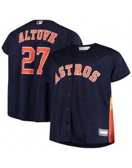 Jose Altuve Houston Astros Majestic Big & Tall Replica Player Jersey - Navy