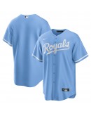 Kansas City Royals Nike Alternate Replica Team Logo Jersey - Light Blue