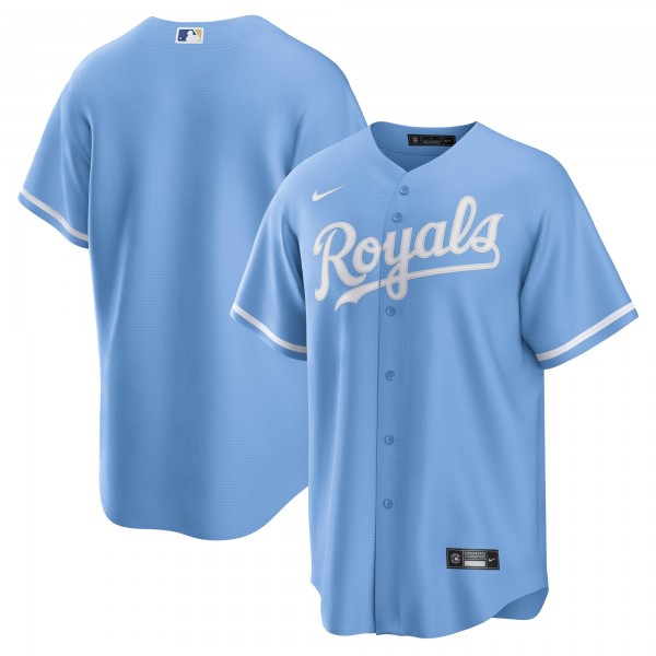 Kansas City Royals Nike Alternate Replica Team Logo Jersey - Light Blue