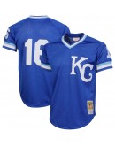 Bo Jackson Kansas City Royals Mitchell & Ness Cooperstown Collection Big & Tall Mesh Batting Practice Jersey - Royal