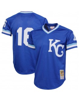 Bo Jackson Kansas City Royals Mitchell & Ness Cooperstown Collection Big & Tall Mesh Batting Practice Jersey - Royal