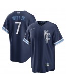 Bobby Witt Jr. Kansas City Royals Nike 2022 City Connect Replica Player Jersey - Navy