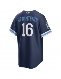 Andrew Benintendi Kansas City Royals Nike 2022 City Connect Replica Player Jersey - Navy