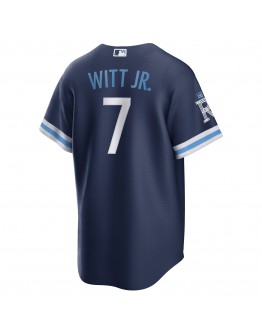 Bobby Witt Jr. Kansas City Royals Nike 2022 City Connect Replica Player Jersey - Navy