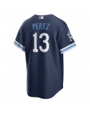 Salvador Perez Kansas City Royals Nike 2022 City Connect Replica Player Jersey - Navy