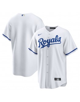 Kansas City Royals Nike Home Blank Replica Jersey - White