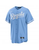 Kansas City Royals Nike Alternate Replica Team Logo Jersey - Light Blue