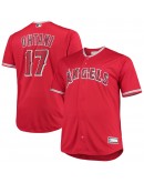 Shohei Ohtani Los Angeles Angels Big & Tall Replica Player Jersey - Red