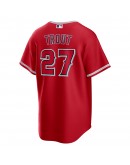 Mike Trout Los Angeles Angels Nike Alternate Replica Player Name Jersey - Red