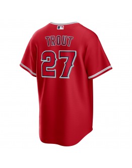 Mike Trout Los Angeles Angels Nike Alternate Replica Player Name Jersey - Red