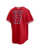 Shohei Ohtani Los Angeles Angels Nike Alternate Replica Player Name Jersey - Red