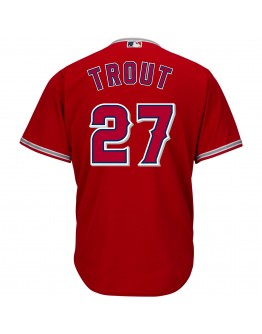 Mike Trout Los Angeles Angels Big & Tall Replica Player Jersey - Red