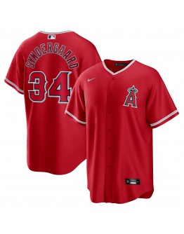 Noah Syndergaard Los Angeles Angels Nike Alternate Replica Player Jersey - Red