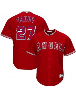 Mike Trout Los Angeles Angels Big & Tall Replica Player Jersey - Red