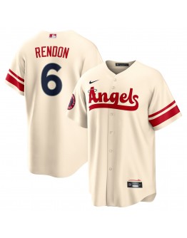 Anthony Rendon Los Angeles Angels Nike 2022 City Connect Replica Player Jersey - Cream