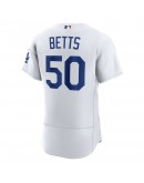 Mookie Betts Los Angeles Dodgers Nike Home Authentic Player Jersey - White