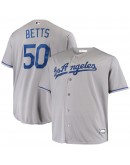 Mookie Betts Los Angeles Dodgers Big & Tall Replica Player Jersey - Gray