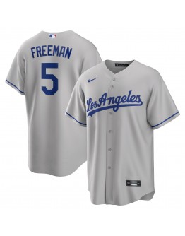 Freddie Freeman Los Angeles Dodgers Nike Road Replica Player Jersey - Gray