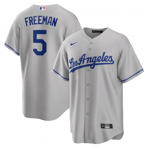 Freddie Freeman Los Angeles Dodgers Nike Road Replica Player Jersey - Gray